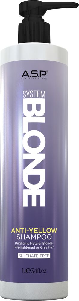 System Blonde Anti-Yellow Shampoo 1000ml System Blonde Anti-Yellow Shampoo 1000ml