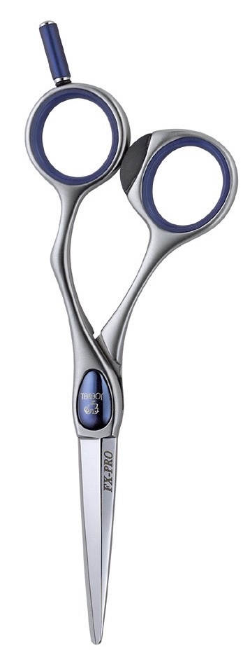 professionelle-haarschneideschere-joewell-fx-pro-mit-blau-silbernem-design-und-ergonomischem-griff–praezisionsschere-fuer-friseure