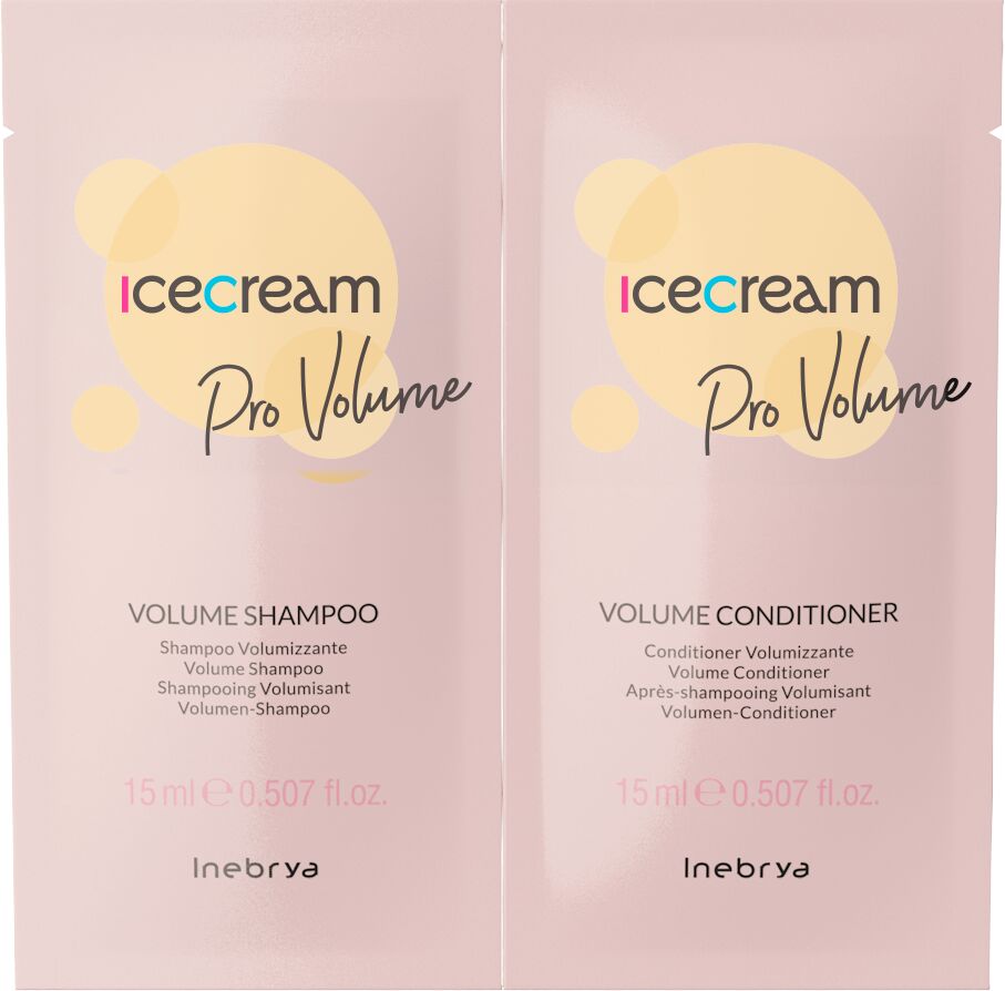 Inebrya Sachets zur Haarpflege: Shampoo 15ml + Mask 15ml