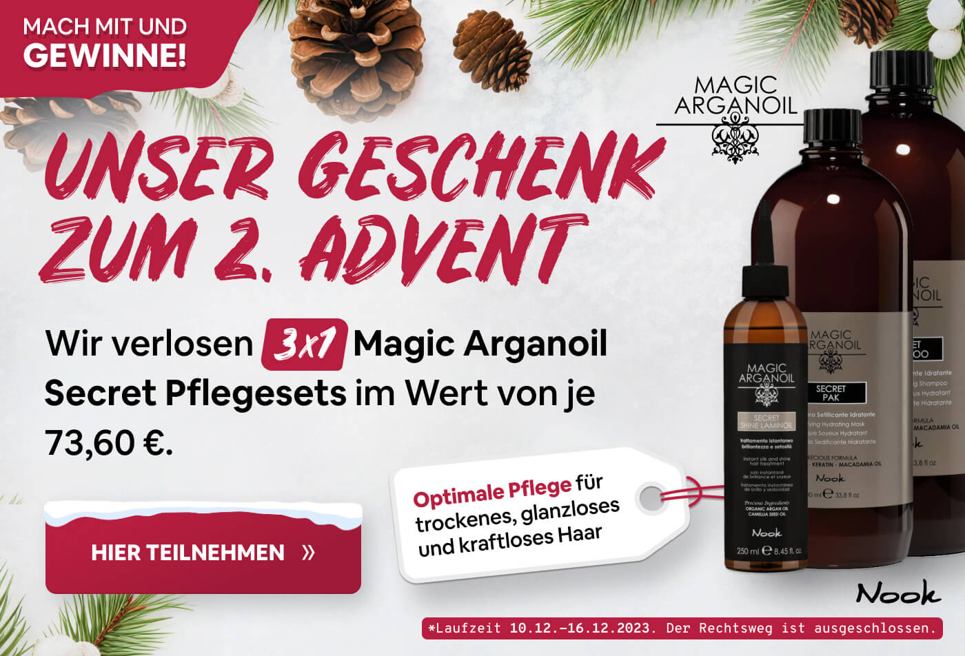 Gewinnspiel Nook Pflegeset Stopperka