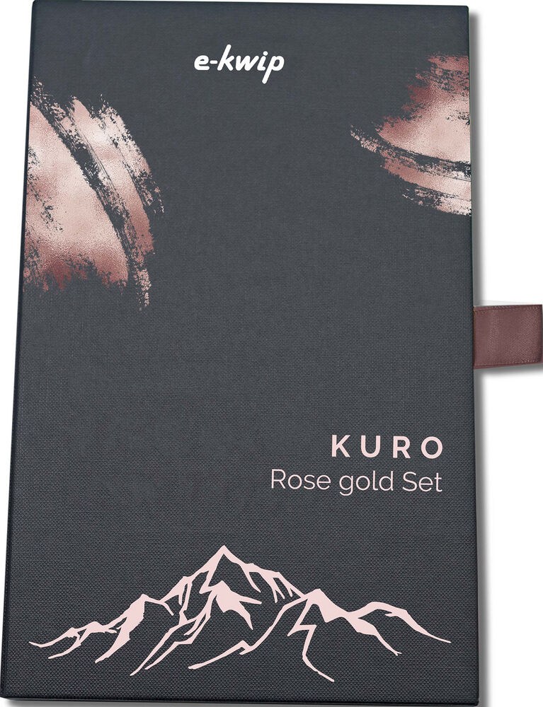 E-Kwip Kuro Scherenset Rose Gold (5.5 + Modellierschere 5.5 mit 40 Zähnen) E-Kwip Kuro Scherenset Rose Gold (5.5 + Modellierschere 5.5 mit 40 Zähnen)