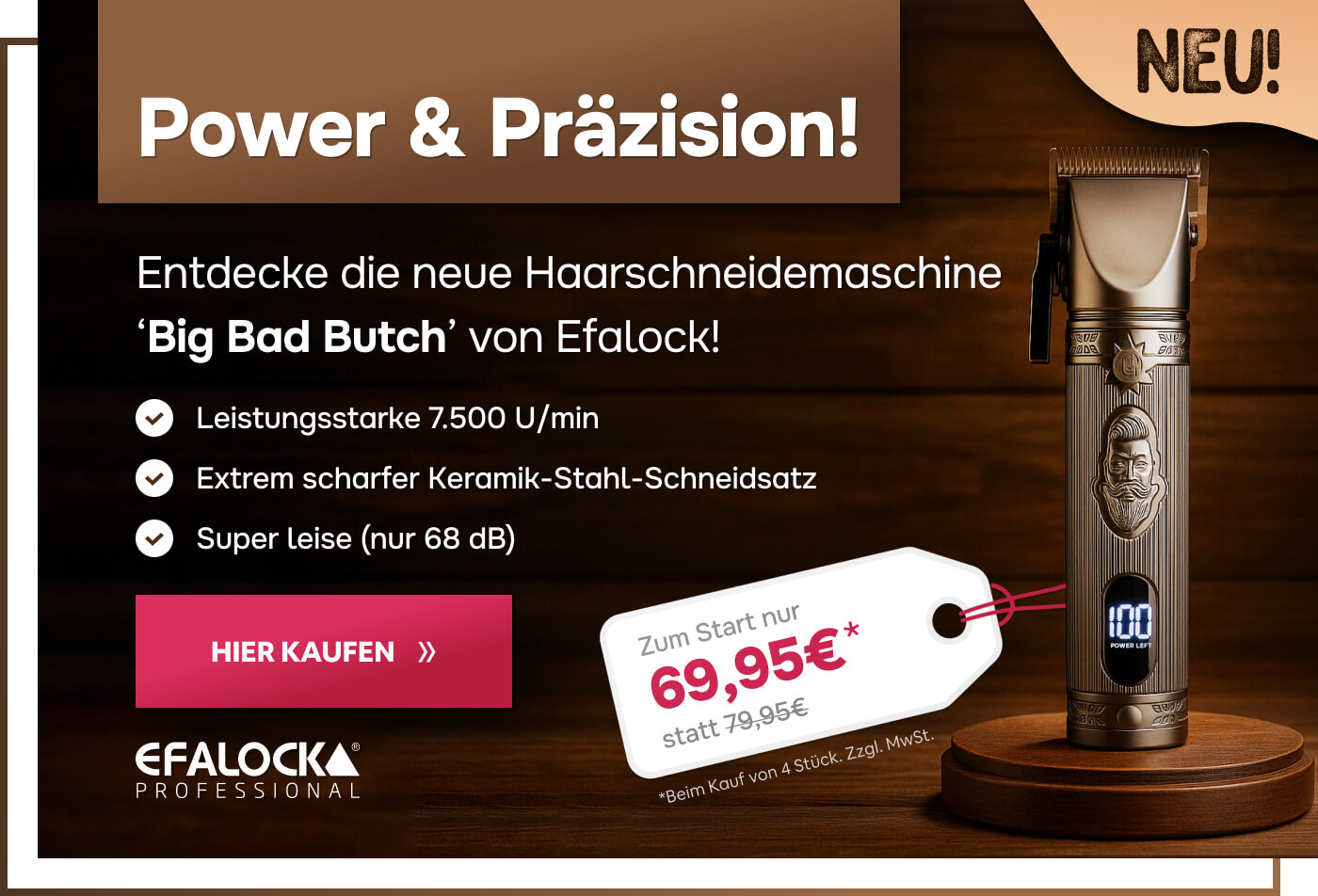 Big Bad Butch Haarschneidemaschine Stopperka 