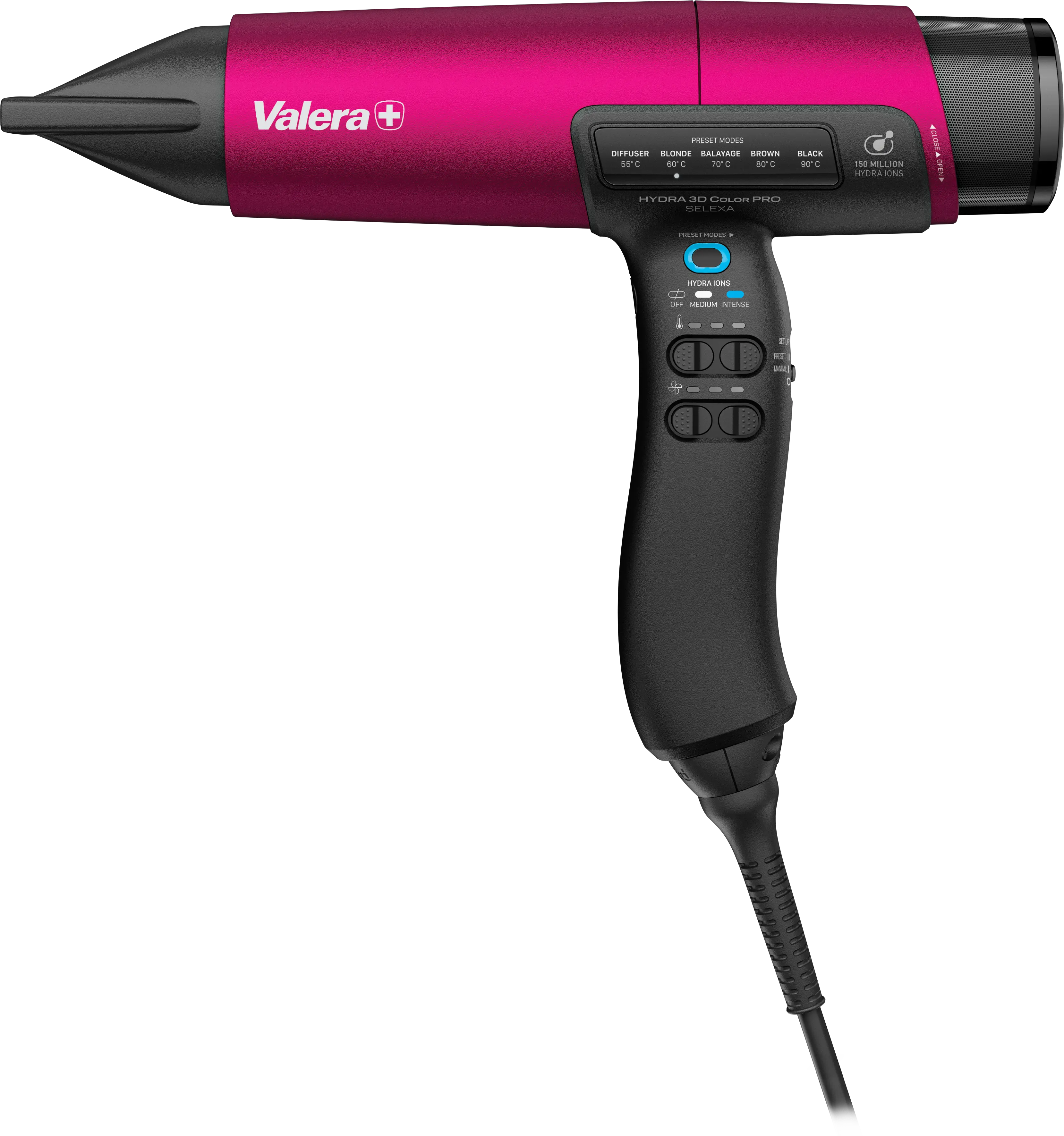 valera-hydra-3d-color-pro-smartselect-haartrockner-in-pink-mit-foehnduese-und-separatem-diffusor