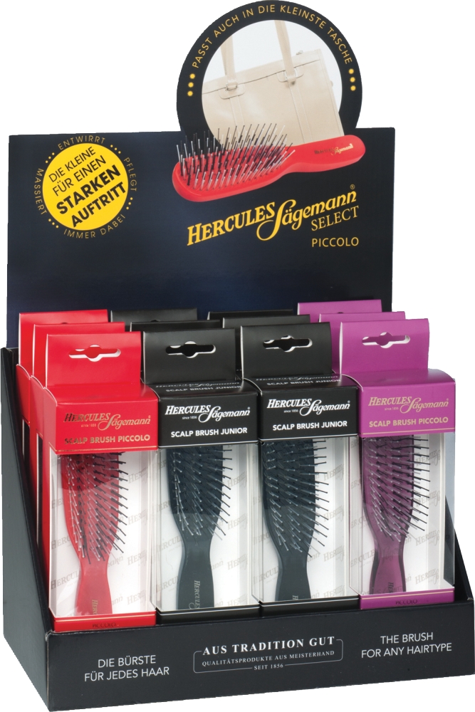 Hercules Sägemann Scalp Brush Display für Piccolo Zauberbürsten unbestückt