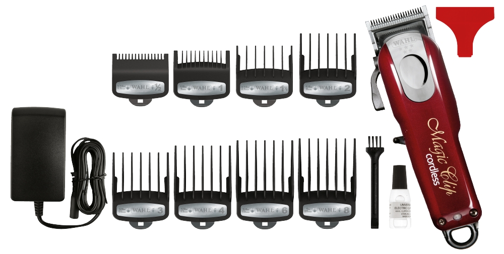 Wahl Haarschneidemaschine Magic Clip Cordless rot