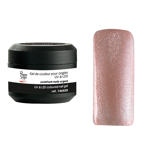 Farbiges UV & LED Gel mit Pailletten / Glitzer 5g