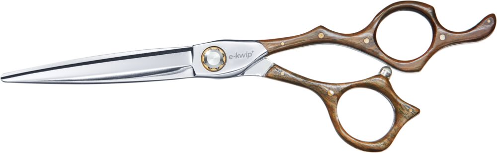 e-kwip Nature Friseurschere mit Holzgriff  e-kwip Nature Friseurschere mit Holzgriff
