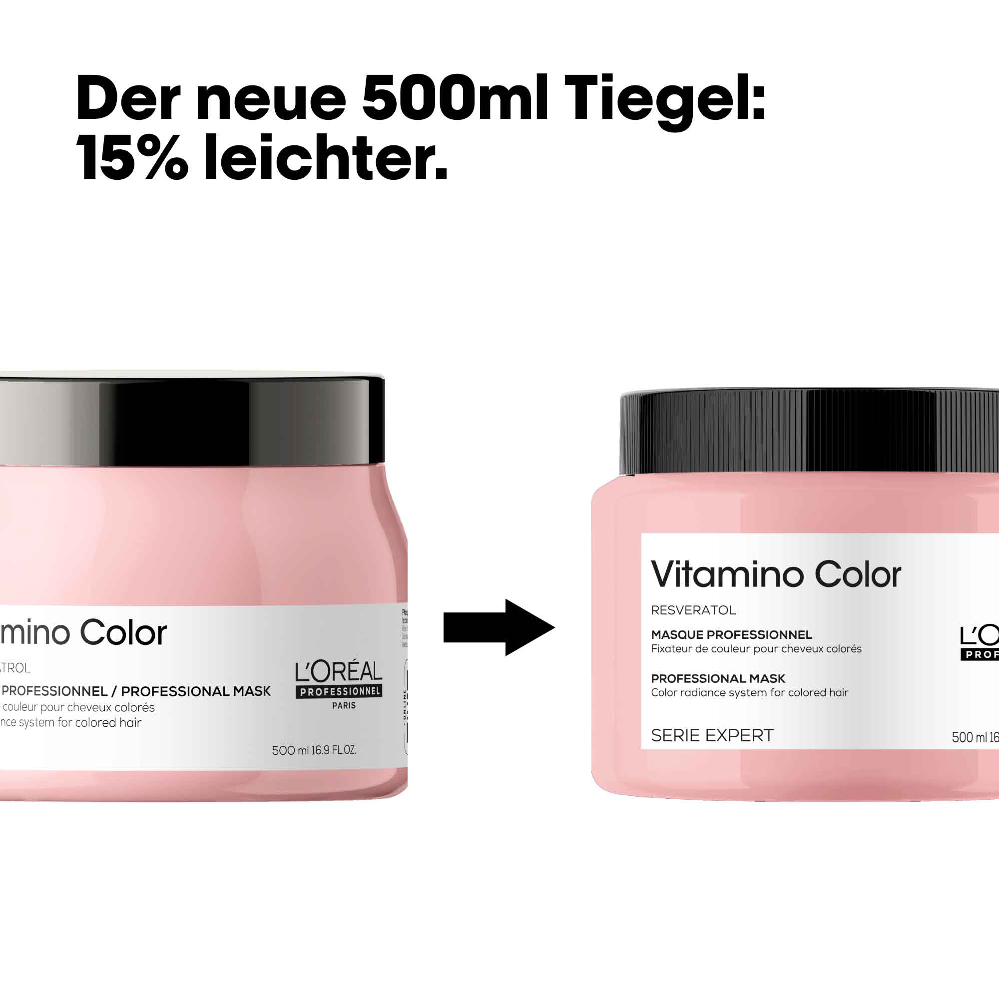vitamino-color-tiegel-vergleich- von-altem-und-neuem-vitamin-color-tiegel-in-rosa-farbton-500ml- jetzt-15-prozent-leichter