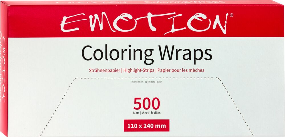 Efalock Coloring Wraps Strähnenpapier lang 11x24cm