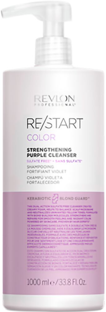 revlon-restart-color-strengthening-purple-cleanser-shampoo-1-Liter-fuer-blondes-und-aufgehelltes-haar-gegen-gelbstich