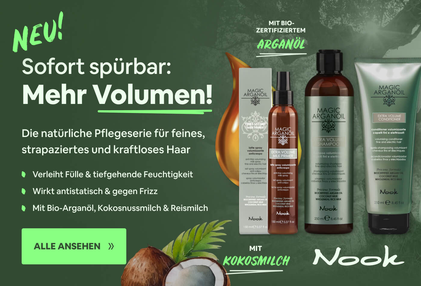 Nook natürliche Haarpflege Volumenshampoo