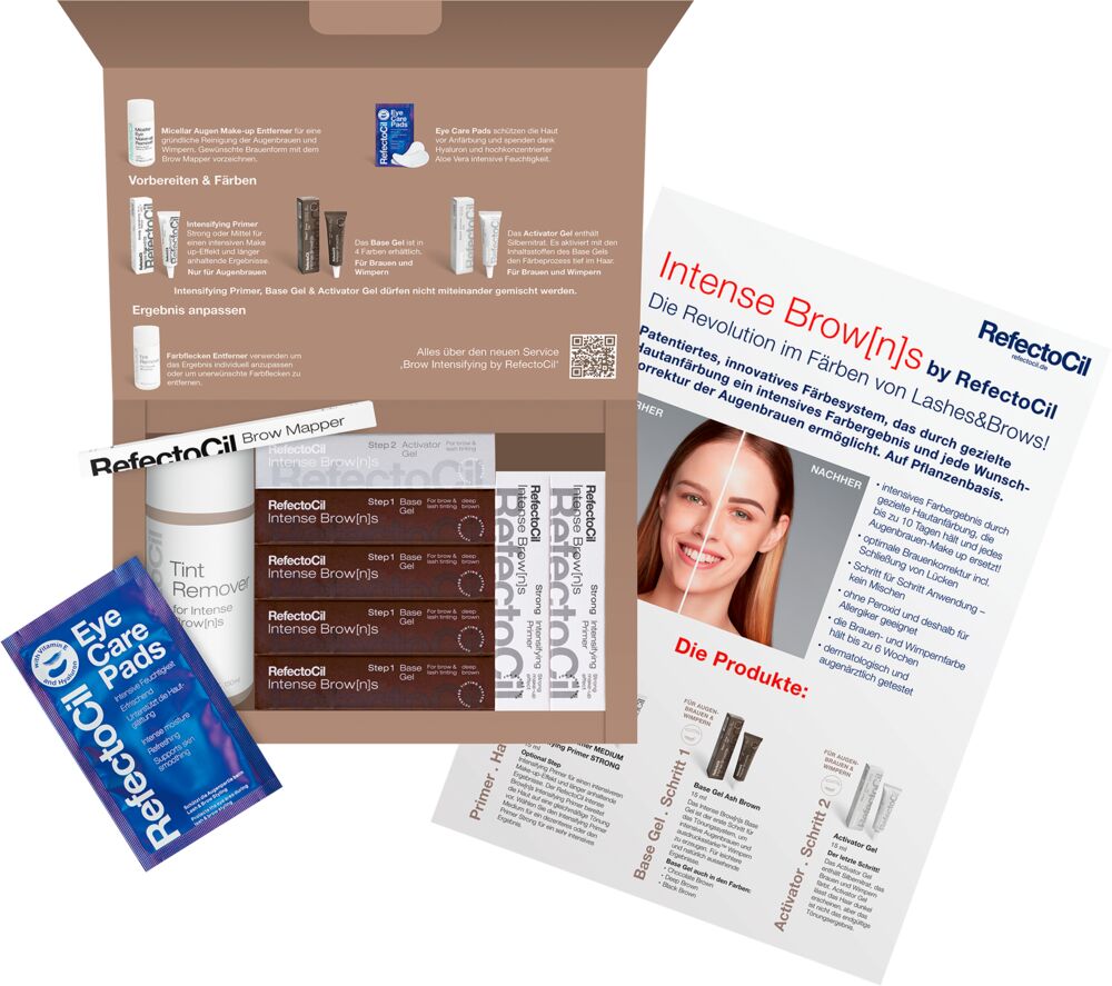 Refectocil Intense Browns Set (für Augenbrauen- & Wimpern)