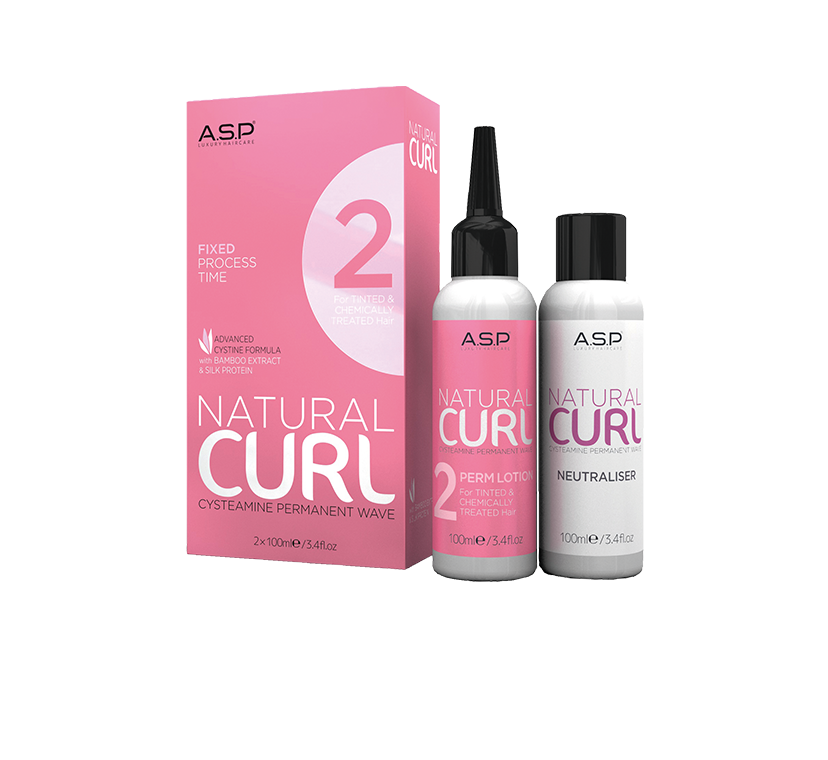 ASP Natural Curl Dauerwellenlotion und Neutralisierer Tube