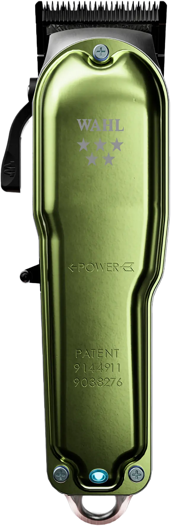 olive-gruene-wahl-professional-cordless-legend-plus-haarschneidemaschine-mit-schneidsatz-und-verstellhebel