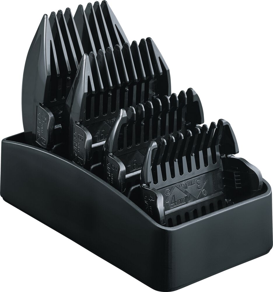 panasonic-haarschneidemaschine-er-dgp90-zubehoer-vier-schwarze-aufsteckkaemme