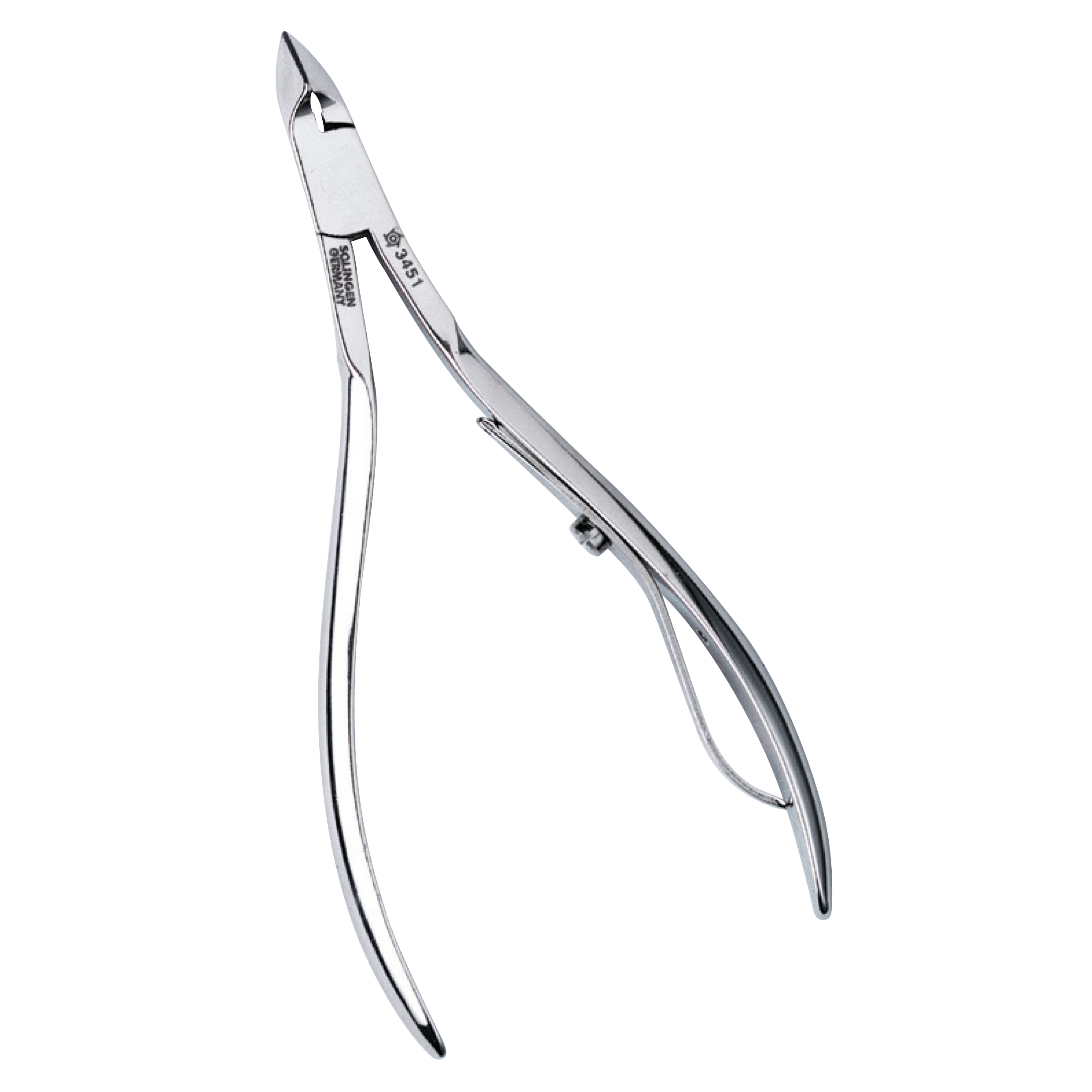 pfeilring-polierte-hautzange-vernickelt-9,5-cm-silber