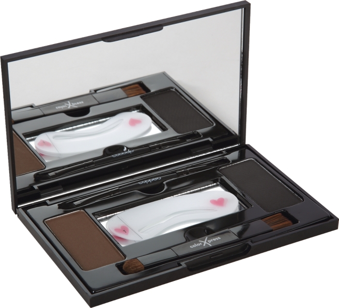 ColorXpress dunkelbraun/schwarz 2 x 4 g