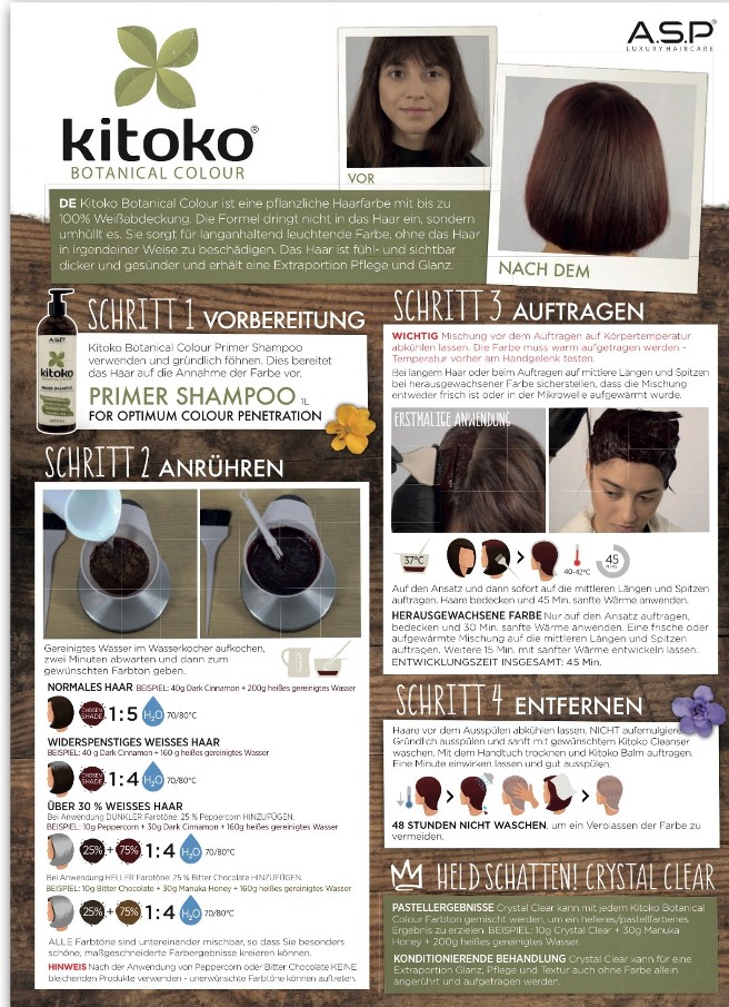 ASP Kitoko Botanical Colour: Pflanzenhaarfarbe Set  ASP Kitoko Botanical Colour: Pflanzenhaarfarbe Set