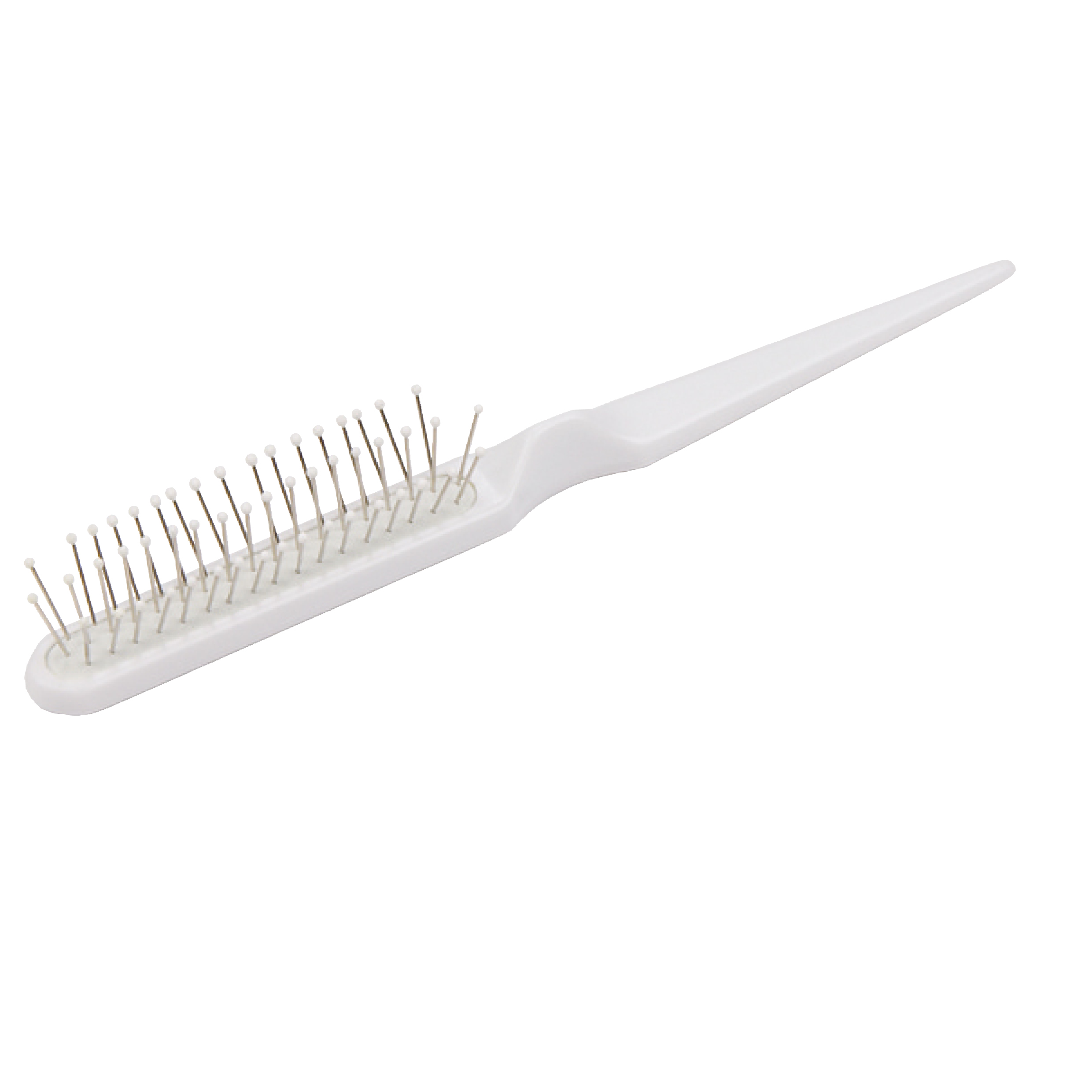 Toupierbürste weiss mit Noppen Toupierbürste weiss mit Noppen