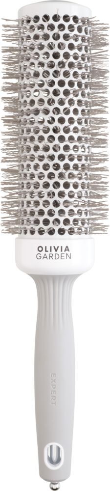Olivia Garden Expert Blowout Speed Rundbürste weiß & grau