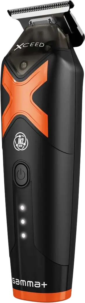 gamma-xceed-konturenmaschine-schwarz-mit-orangen-akzenten-und-dlc-praezisionsklinge