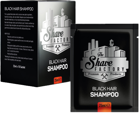 The Shave Factory Farbshampoo 10 x 25 ml in schwarz oder braun