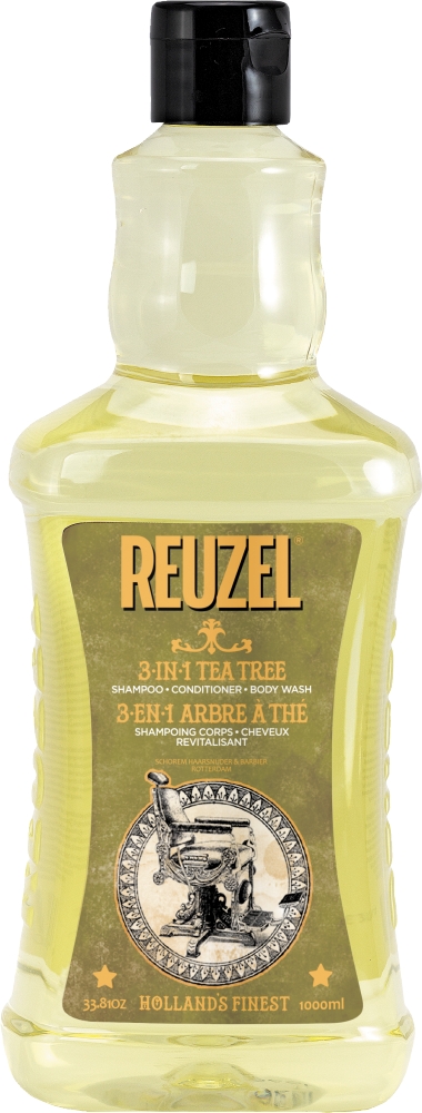 Reuzel 3-in-1 Tea Tree Shampoo 1000ml Reuzel 3-in-1 Tea Tree Shampoo 1000ml