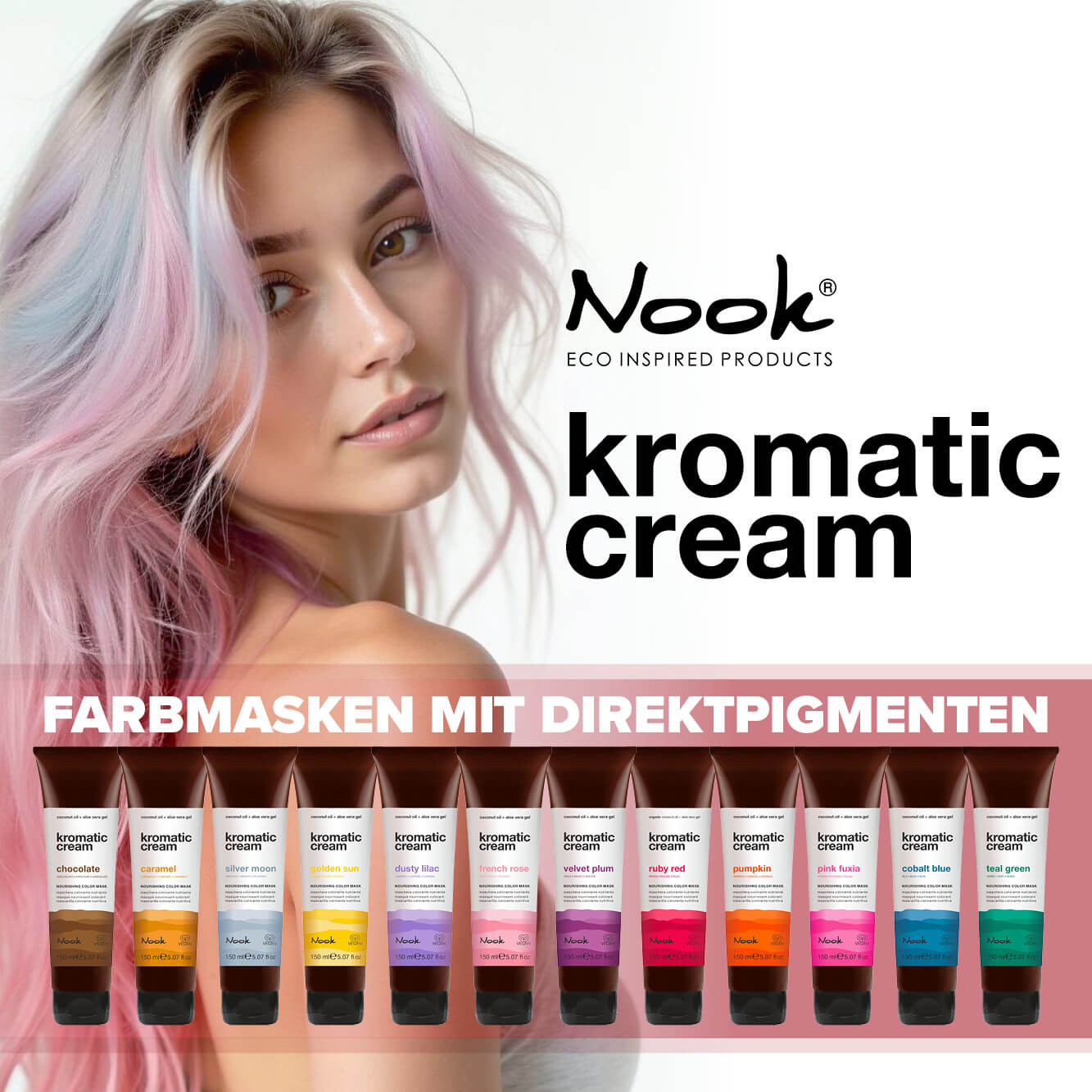Übersicht aller Nuancen von Kromatik Cream Übersicht aller Nuancen von Kromatik Cream