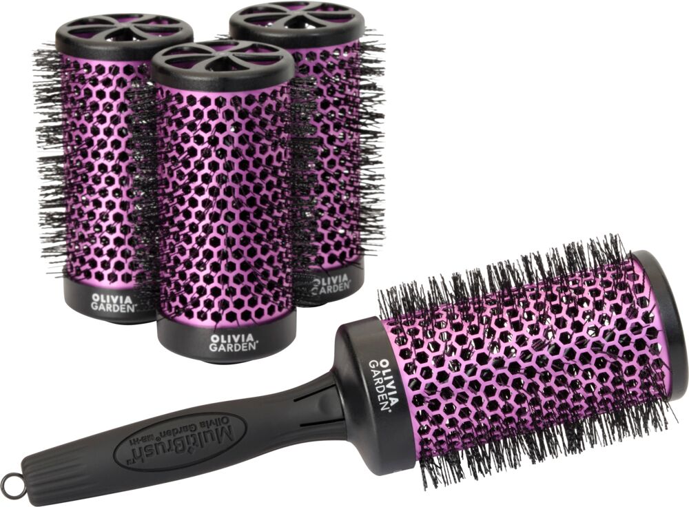 Olivia Garden Multibrush Sets - 4 Bürstenkörper + 1 Griff