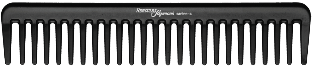 Hercules Carbon Strähnenkamm HS C15 anthrazit 7.5