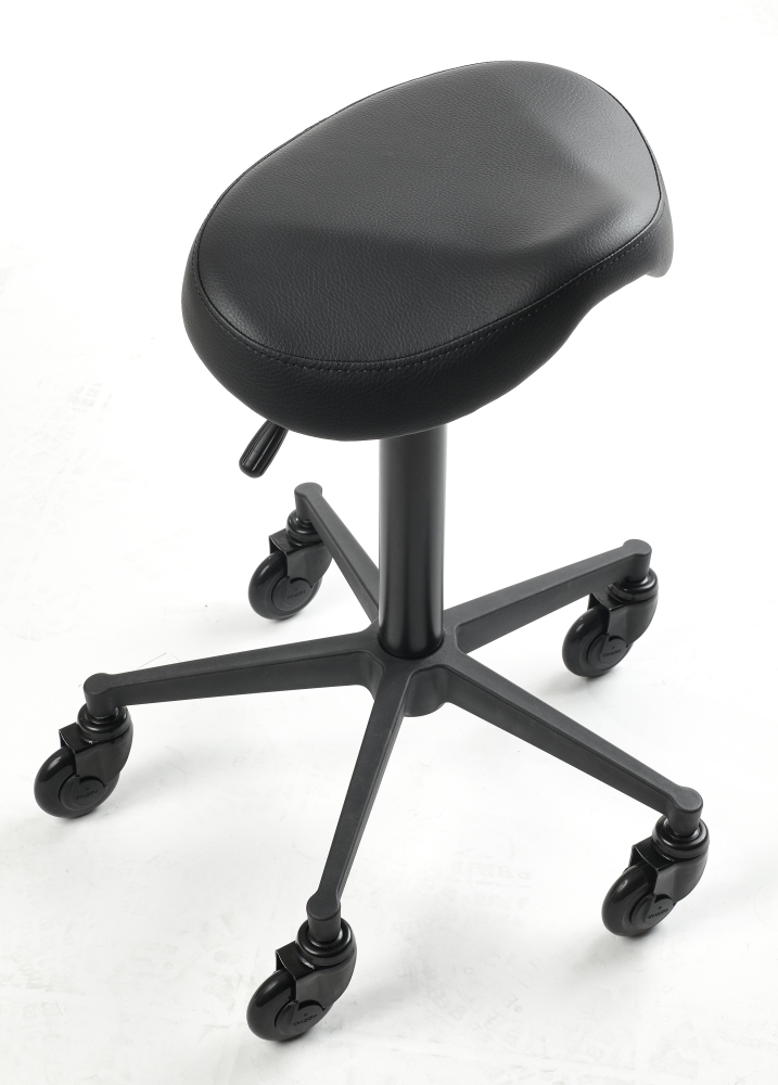 Efa Rollhocker Clic Tec Saddle schwarz M