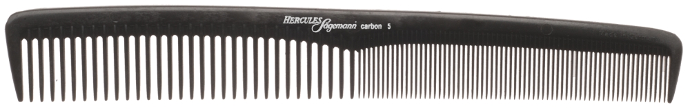 Hercules Sägemann Haarschneidekamm Carbon HS C5 anthrazit 7.0