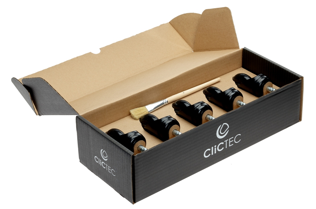 Efa Clic Tec Rolle schwarz 5er f.Hocker Efa Clic Tec Rolle schwarz 5er f.Hocker