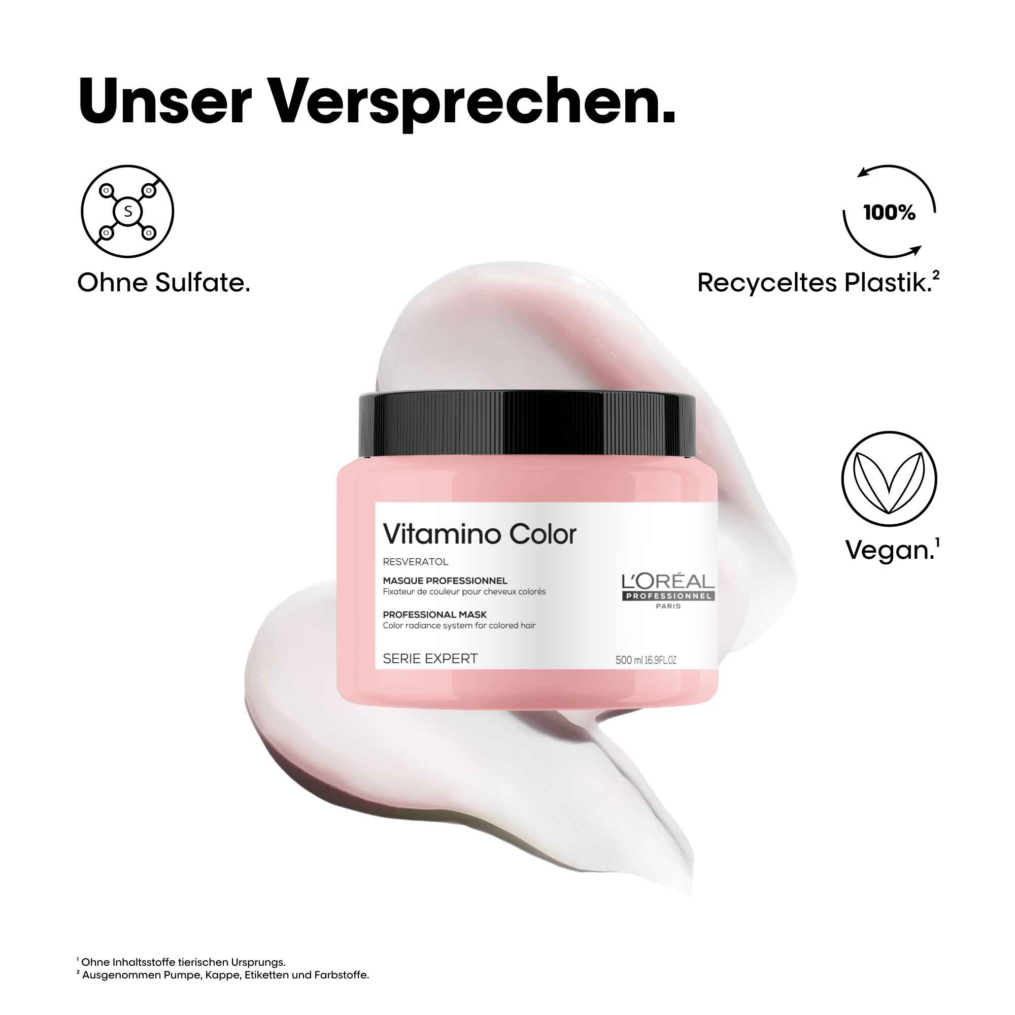 vitamino-color-maske-500ml-mit-claim-ohne-sulfate-vegan-recyceltes-plastik