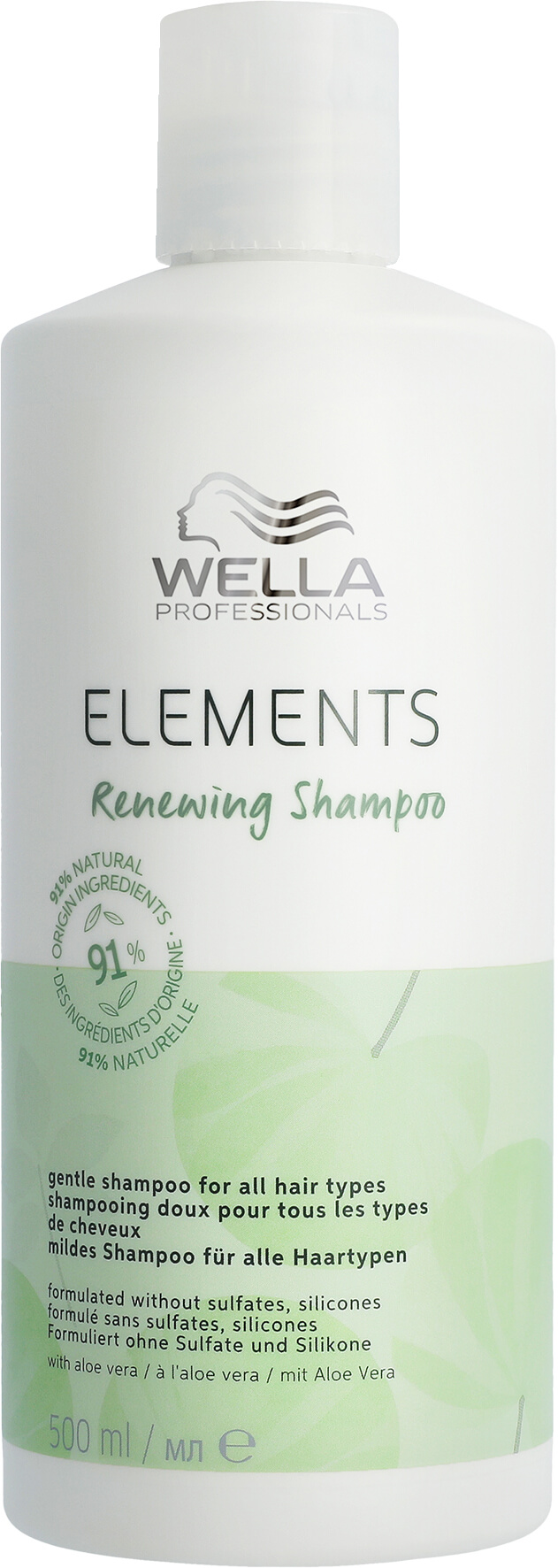 Wella Elements Renewing Shampoo für alle Haartypen (natürliche Inhaltsstoffe) 