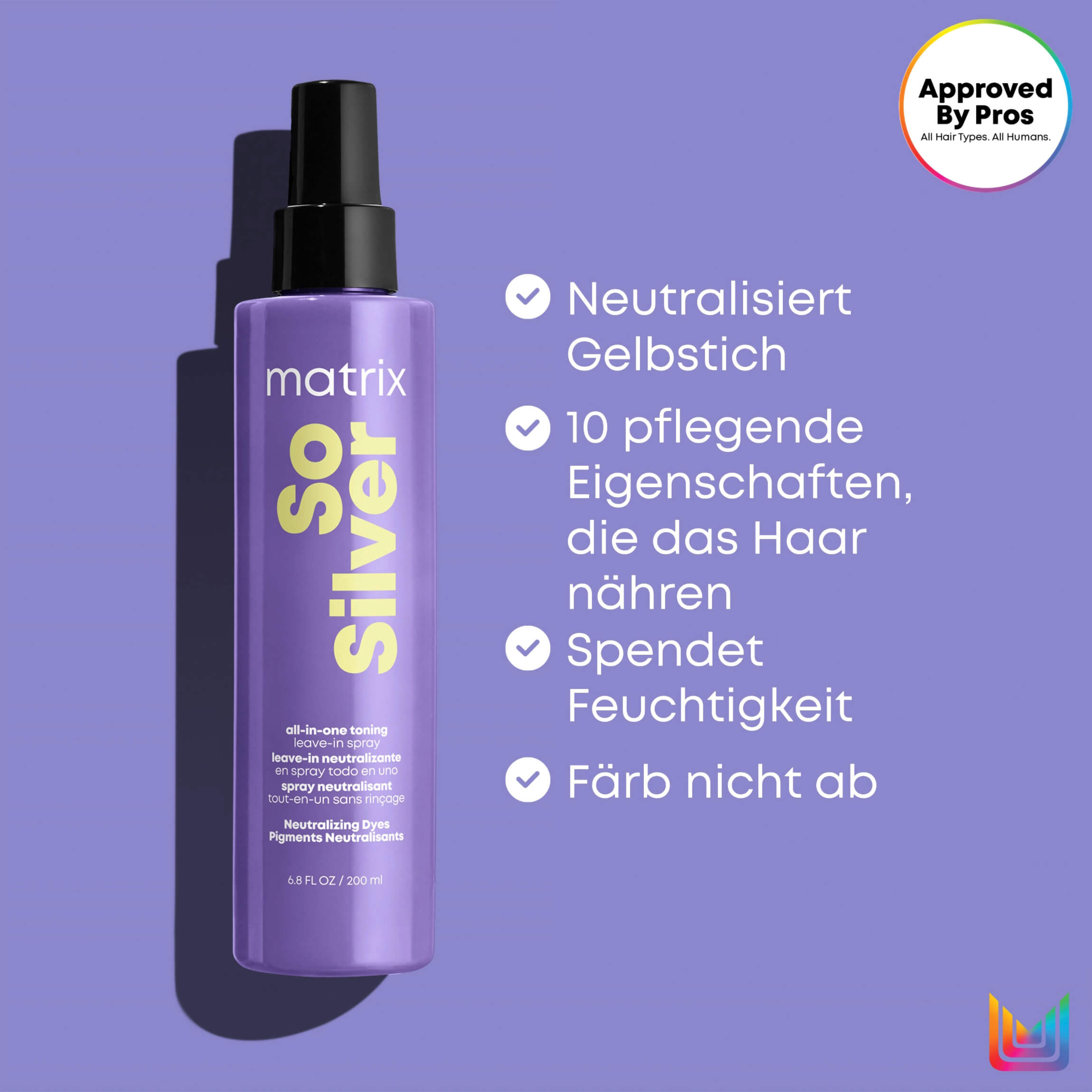 Matrix Silver Toning Spray 200ml (gegen Gelbstich)