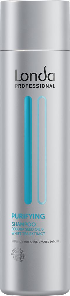 londa-purifying-shampoo-bei-fettiger-kopfhaut-und-haaren-250ml-silberne-flasche-mit-blauem-text- londa-purifying-shampoo-bei-fettiger-kopfhaut-und-haaren-250ml-silberne-flasche-mit-blauem-text-