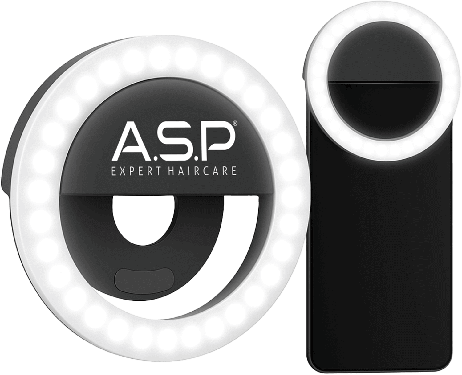 73640009-asp-clip-ring-licht-klein-fuers-handy-frontal-kamera-logo
