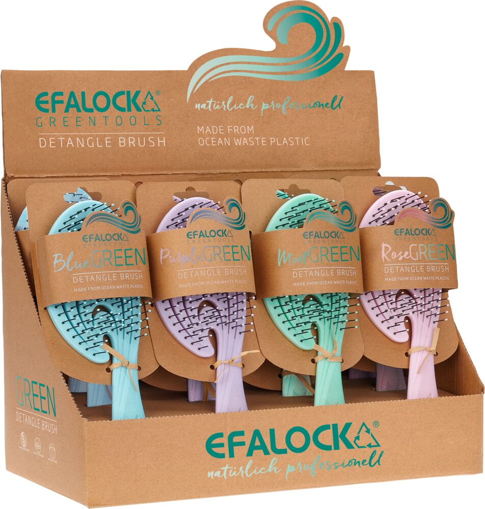 Efa Greentools-Brush Pastel Display 12St Efa Greentools-Brush Pastel Display 12St