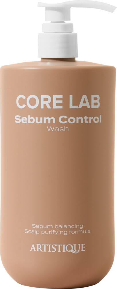 artistique-core-lab-sebum-control-wash-pumpflasche-haarpflege-fuer-fettige-kopfhaut-in-beiger-flasche-mit-weisser-pumpe-1-liter