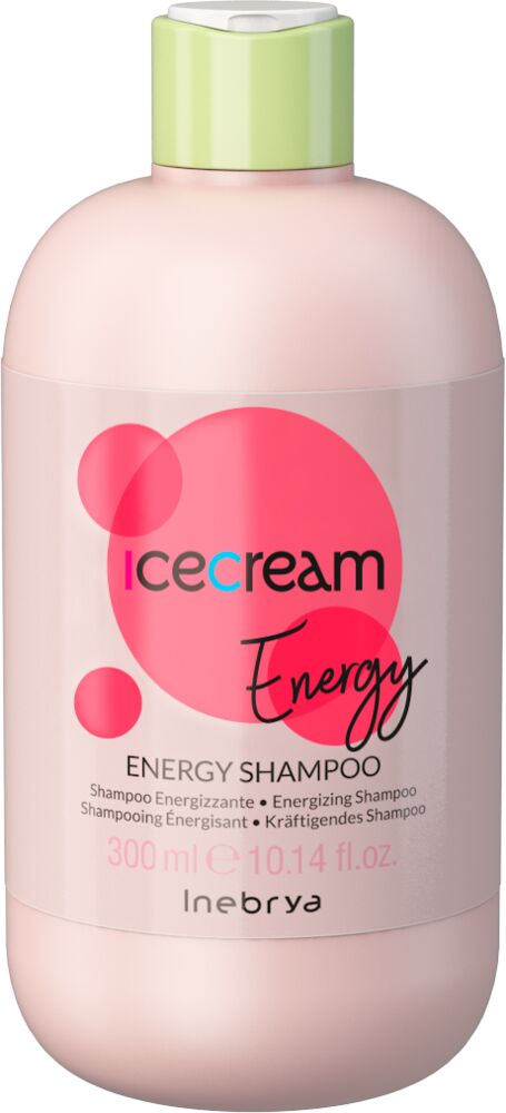 zartrosa-flasche-des-inebrya-ice-cream-energy-shampoos-mit-gruenem-deckel-und-300-ml-inhalt–kraeftigendes-shampoo-fuer-haare-mit-haarausfall