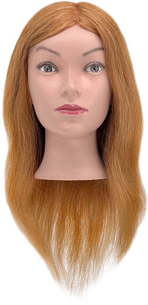 Efalock SARA Humanhaar dunkelblond 35cm (Frisierkopf)