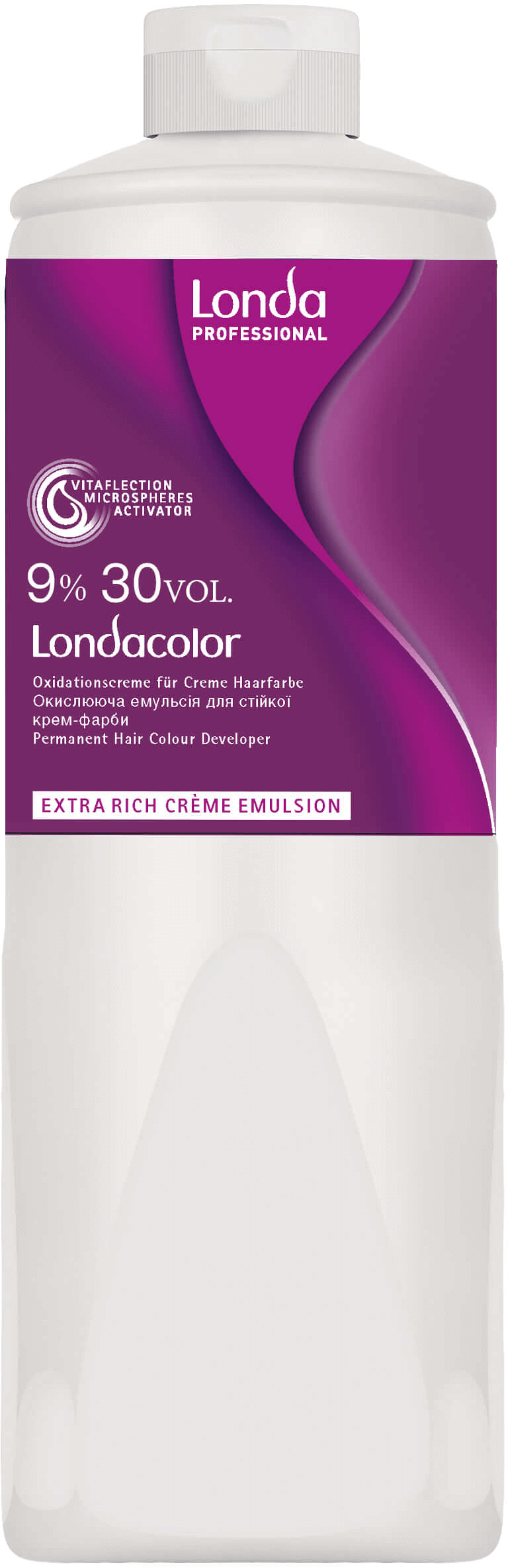 londa-professional-londacolor-oxidationscreme-9-prozent-30-vol-entwickler-in-weisser-flasche-mit-lila-etikett-fuer-haarfarbe