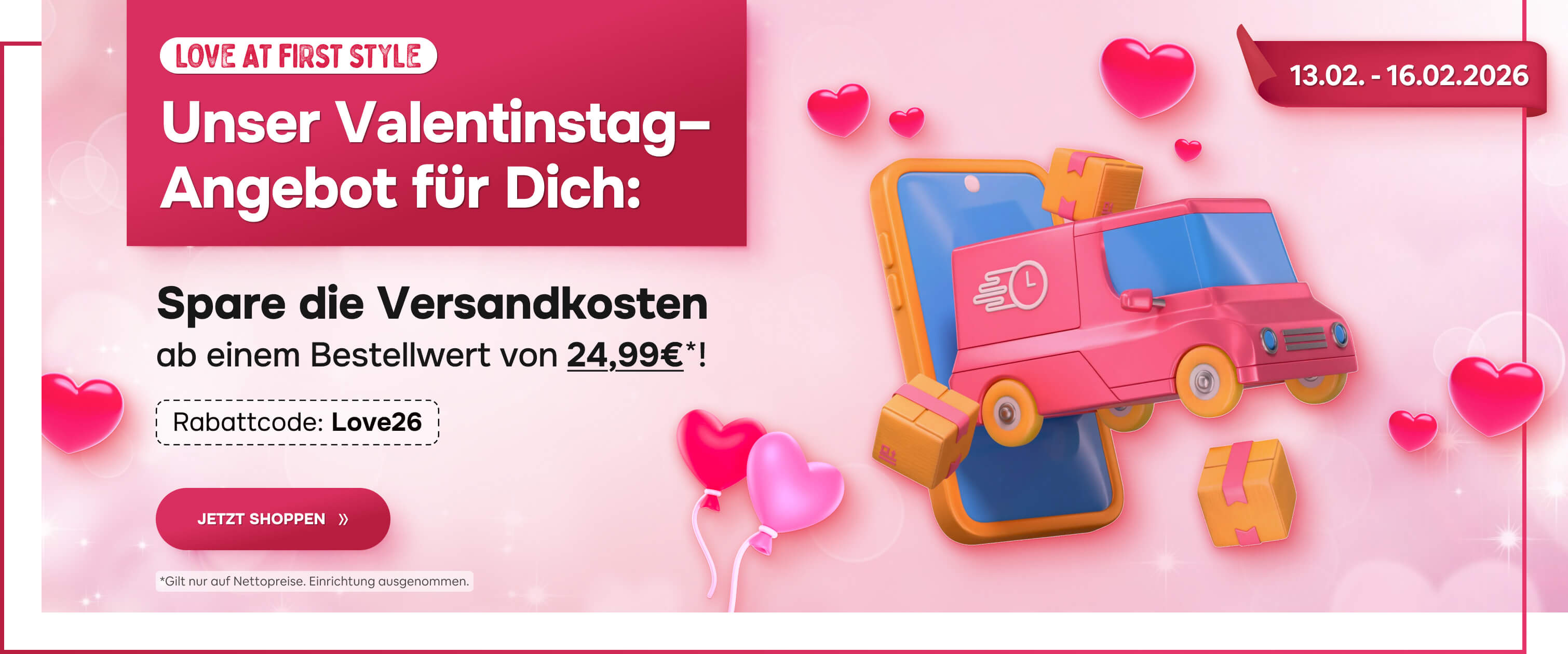 valentinstag-desktop-banner-versandkosten-sparen-pinkes-design-paketwagen-13-februar-bis-16-februar