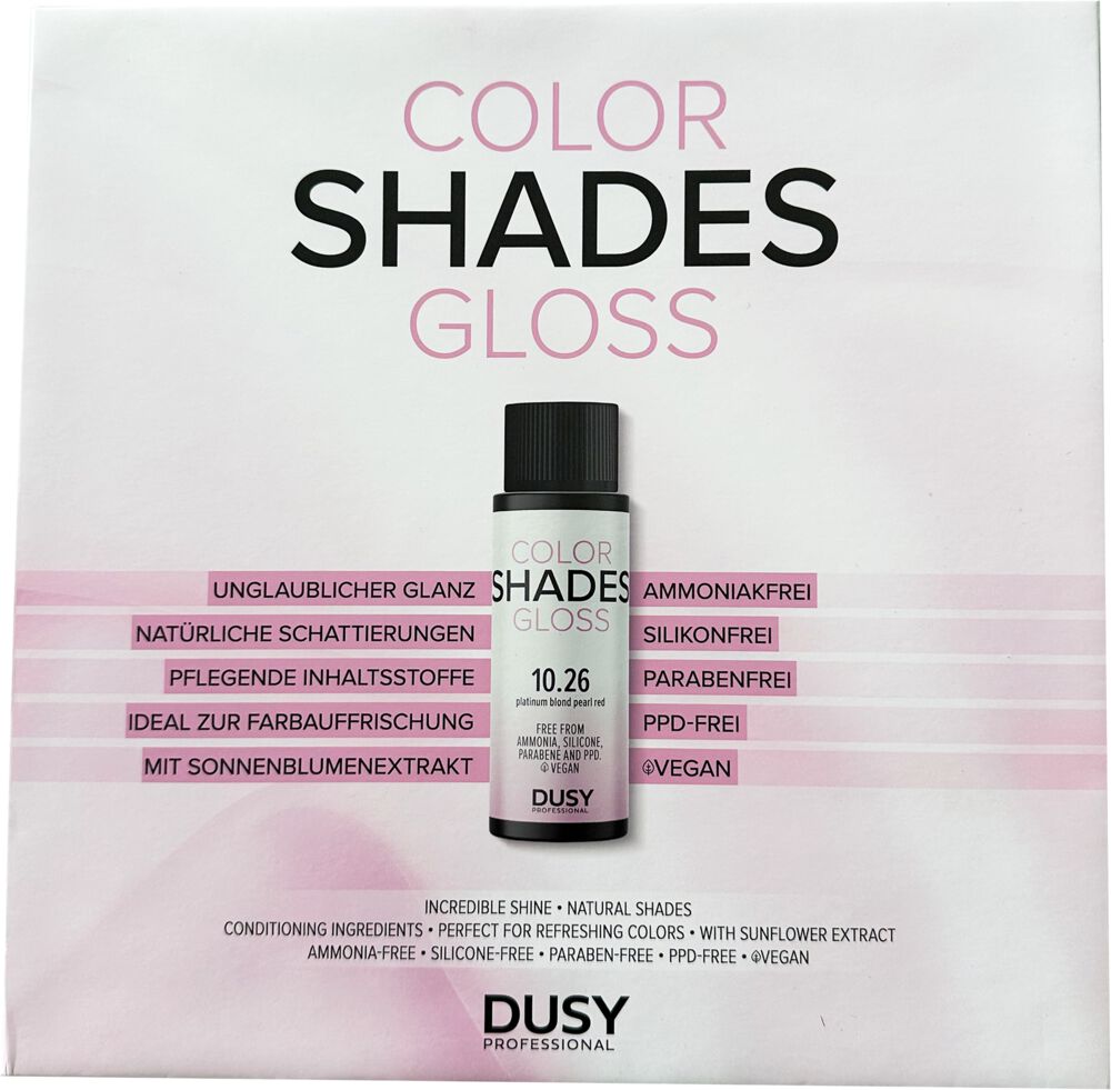 Dusy Color Shades Farbkarte mit Meschen