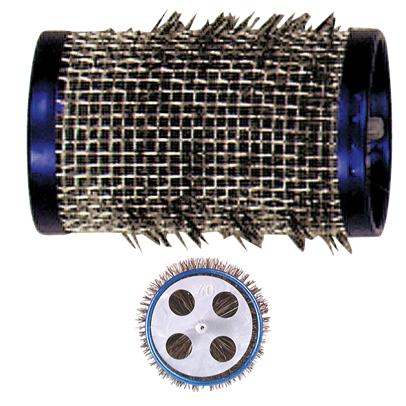 Dusy Borsten-Metallwickler lang - 12 Stück 