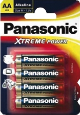 Panasonic Batterie XtremePower 4-er Pack Panasonic Batterie XtremePower 4-er Pack