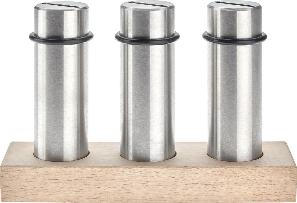 Efalock TIP TUBE Trinkgeldständer + 3 Trinkgeldbehälter Efalock TIP TUBE Trinkgeldständer + 3 Trinkgeldbehälter