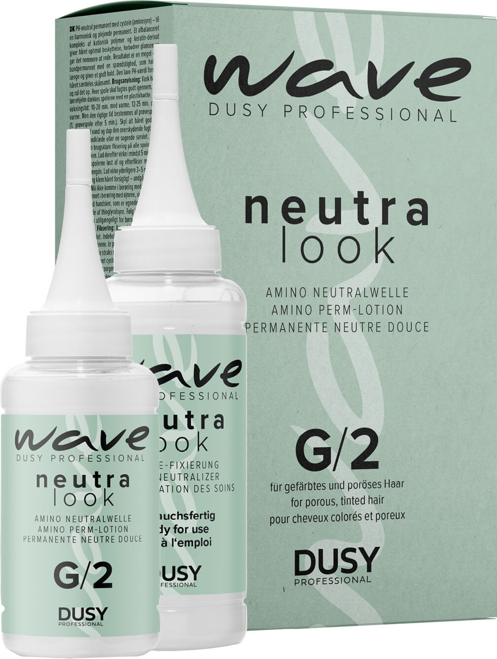 dusy-professional-wave-neutral-look-umformungsset-g-2-fuer-gefärbtes-oder-strapaziertes-haar-mit-zwei-flaschen-und-verpackung