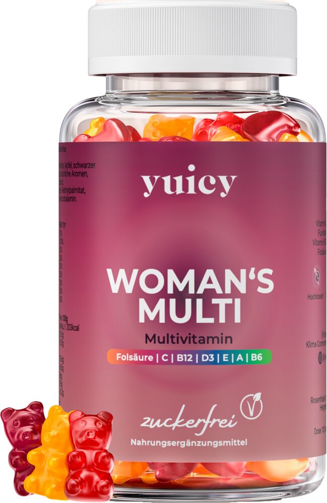 Yuicy Woman´s Multi Vitamingummies  60 Stück (für Frauen)